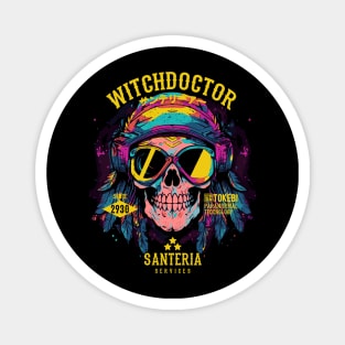 Witch Doctor Skull Magnet